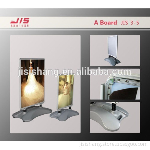 JIS 3-5 ,Outdoor display hotel menu dhow exhibition advertising usage ,single side aluminum poser board